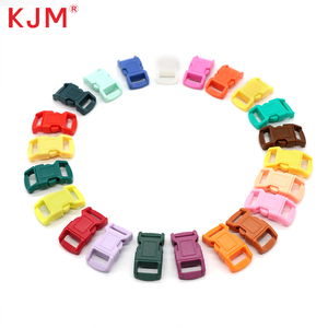 Prix d'usine personnalisé coloré Mini petit 10mm boucle à dégagement latéral Clip collier de chat sécurité boucle en plastique incurvée - Product Image 1