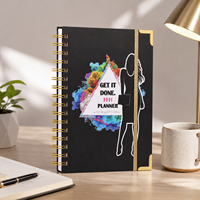 Carnet de notes personnalisable en gros, couverture rigide, plastifié, imprimé, pour voyages d'affaires, directement de l'usine