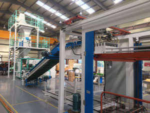 Professional Factory High Level Position Frame Claw <strong>Palletizer</strong> Automatic Stacking 600bags/hour on Pallet Low Maintain Cost - Product Image 4