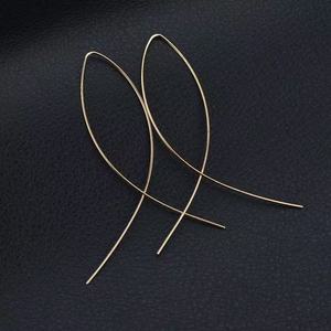 Pendientes Largos Colgantes de Moda para Mujer, Diseño Simple con Cadena de Serpiente y Borlas, Joyería Brinco Bijoux - Product Image 2