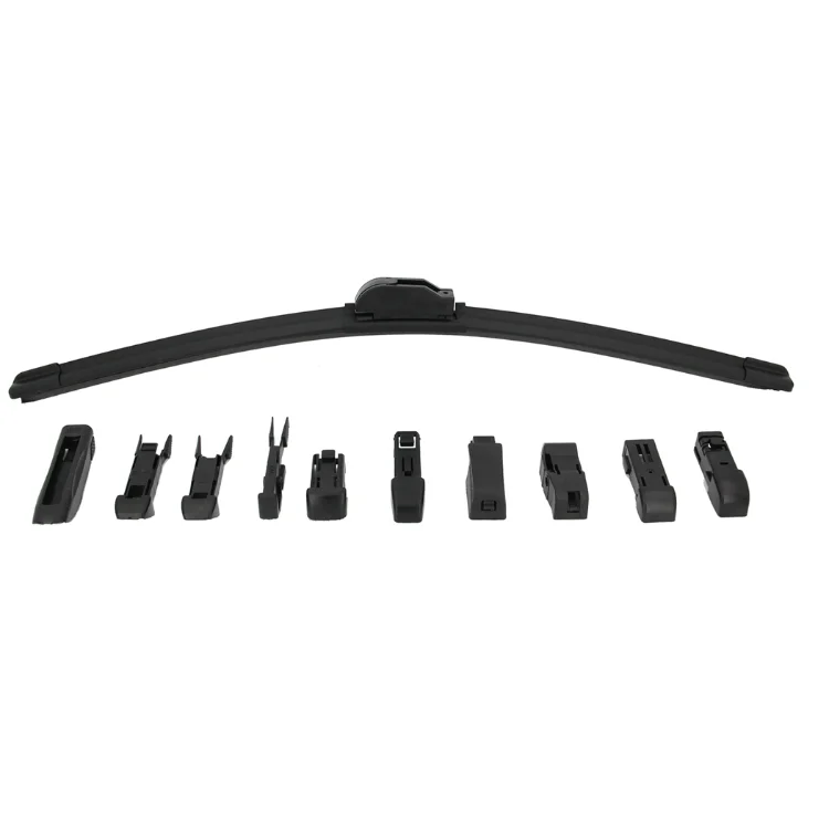 Оптовая продажа, многофункциональная плоская щетка дворника для лобового стекла автомобиля с адаптерами