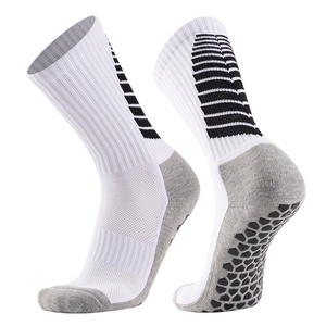 Men's Crew Sports <b>Socks</b> Youth & Children Grade Summer Anti-Slip Football with PVC <b>Grip</b> & Terry Cushion Digital Printed - Product Image 3