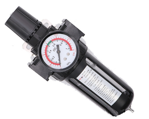 Regolatore pneumatico filtro aria nero lubrificatore combinazioni con separatore olio acqua 1/4 "3/8" 1/2 "-utensili pneumatici - Product Image 3