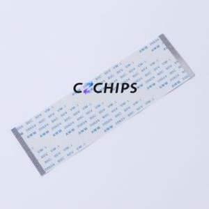 FC-0.5B-60P-100mm FFC Cable (Flexible Flat Cable) P=0.5mm Connector 60P 0.5mm 0.3mm Non-Inverting - Product Image 1