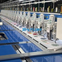 Nouvelle machine à broder ZHIYU Dahao Mate-A9 informatisée automatique à 4/6/9/12 aiguilles pour points serviette/chaîne, plate 620, 1200 tr/min, pour la vente au détail