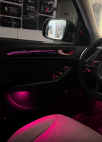 Kit d'éclairage d'ambiance ICarsin pour Audi A4 A5 Q5, 64 couleurs, éclairage d'ambiance ciel étoilé, symphonie dynamique, éclairage intérieur automobile, kit de mise à niveau