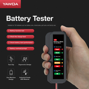 Yawoa bm310 4-12V OBD phổ Pin Xe Tester với LED hiển thị và chức năng chẩn đoán - Product Image 3