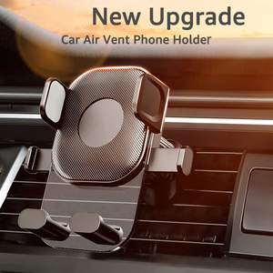 Support de téléphone universel pour voiture à fixation par gravité sur grille d'aération, support rotatif à 360° pour iPhone et Samsung - Product Image 3