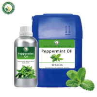 Huile Essentielle de Menthe Poivrée 100% Pure Distillée à la Vapeur, Arôme Mentholé, Vente en Gros pour Arômes Alimentaires, Cosmétiques, OEM, Marque Privée