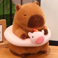 Peluches mignonnes Capybara-kun et Ours de 22 cm, jouets en peluche unisexes, animaux rechargeables, rembourrés de coton PP, animaux en peluche doux