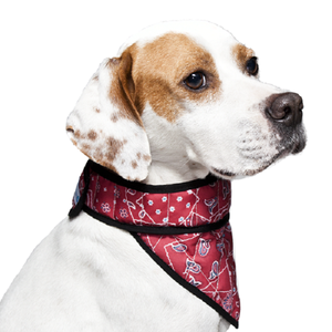 Custom White <b>Dog</b> Bandana Triangle Scarf Pet <b>Neckerchief</b> Solid Color Party Wedding Holiday Apparel - Product Image 4