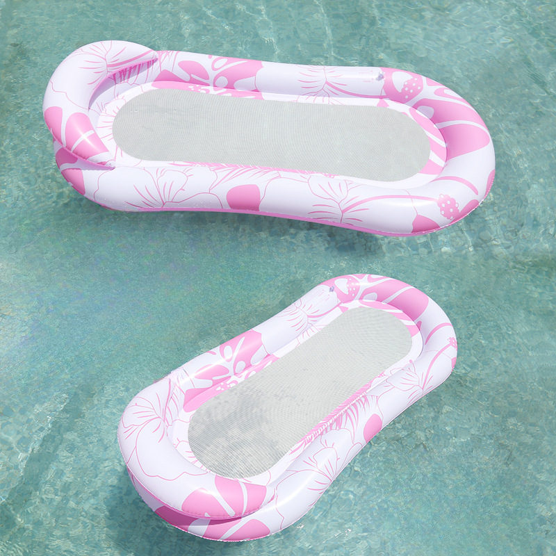 Nueva fila flotante de malla rosa (individual)