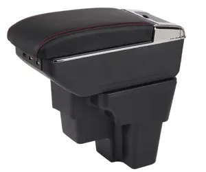 Specail console de serviço de descanso de braço de carro, caixa para uso com carregamentos usb e suporte de bebida