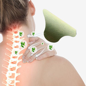 Penjualan Terbaik pabrik Cina OEM menghilangkan rasa sakit Wormwood alami 14 buah/kotak bahu dan leher Patch - Product Image 2