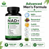 Complexe NAD Plus Haute Puissance pour Hommes 1000mg - Soutien Premium pour l'Énergie Cellulaire et Anti-Âge - Vente en Gros OEM - 60 Capsules Végétales