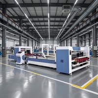 Ligne de production de colle électrique entièrement automatique, machine à coller et à plier les boîtes pour cartons, emballages en plastique, haute vitesse, économie d'énergie