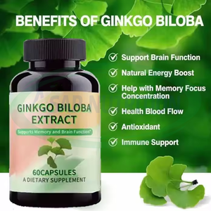 ओम शुद्ध जिंकगो बिलोबा पत्ती निकालने की गोलियों की कीमत और गिन्सेंग हर्बल पूरक 300 मिलीग्राम 500 मिलीग्राम जिंकगो बिलोबा टैबलेट - Product Image 3