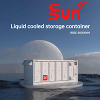 Conteneur de stockage à refroidissement liquide SUNPLUS, refroidissement haute efficacité, 5015 kWh, certifié CSA, modèle à usage multiple RSEC-5015KWH, garantie 10 ans