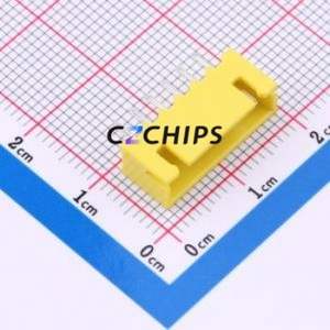 WAFER-XH2.54-6PZZ-H62 Wire-to-Board Pin Header Through hole Component (THT),P=2.54mm Connector 1x6P 2.5mm Through Hole XH - Product Image 1