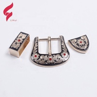 Boucle de ceinture de cow-boy pour femme, style western, 38 mm, en zinc, logo gravé, écologique, style vintage, sans plomb, sans nickel