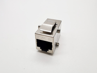 RJ45 Keystone Jack Cat6 coupleur modulaire blindé avec loquet 8P8C connecteurs Ethernet LAN réseau câble adaptateur d'extension
