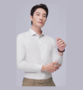 Camicie Formali da Uomo per Primavera, Monopetto, Asciugatura Rapida, Traspiranti, Antipiega, Antipilling, Ecologiche, Camicia in <span class=keywords><strong>Lana</strong></span> ODM - Product Image 3