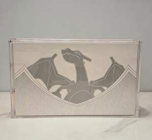 Estuche Acrílico Moderno con Protección UV del 99% Personalizado para TCG Sword and Shield Charizard Ultra-Premium Collection, Caja con Tapa Magnética Resistente - Product Image 3