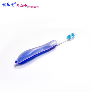 FuLeAi <b>Foldable</b> Travel Toothbrush Soft Bristles For Adults Portable Manual Toothbrush - Product Image 1