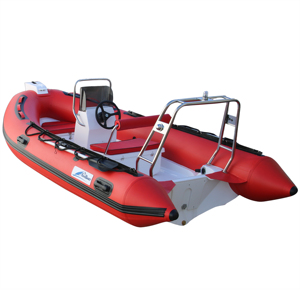 14ft sợi thủy tinh câu cá W/t jokey giao diện điều khiển cứng nhắc hull thuyền Inflatable - Product Image 6
