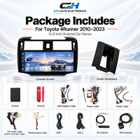 Pour Toyota Hilux/Runner Fortuner : Écran de navigation GPS grand format avec fonction Android Auto, garantie 1 an pour usage automobile