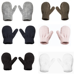 Gants tricotés pour bébés, ustensile à mains longues, pour enfants, petites filles et garçons, idéale pour l'hiver - Product Image 2