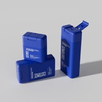 Botella de Champú Rectangular Ecológica de HDPE con Tapa Abatible, Botella Flexible para Jabón Líquido de 150/250/370 ml