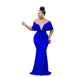 Vendita Calda Abito Lungo da Cerimonia con Spalle Scoperte e Spacco Alto per <span class=keywords><strong>Donna</strong></span>, Vestito con Spalle Scoperte e Spacco Alto - Product Image 6