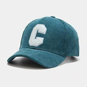 Gorras de béisbol con bordado de toalla personalizables de pana Retro Para hombre y mujer - Product Image 3
