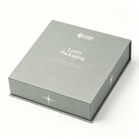 Boîte de luxe avec logo personnalisé, fermeture magnétique, couvercle en carton rigide, boîte en carton noir avec aimant, emballage pour chaussures, vêtements, emballage cadeau en carton