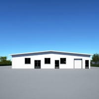 Ateliers et usines modulaires préfabriqués en structure acier, entrepôts en acier avec une durée de vie de 50 ans et une haute résistance au vent