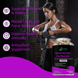 High Quality Mushroom Capsules with Boosts Energy Vitality Supports Wellness Vitality Nith 10 Mushroom Healthy Extracts - Product Image 3