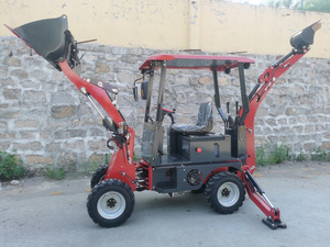 Zeer Efficiënte Mini Graafmachine Wiellader Bewegende Type Diesel/Benzine/Elektrische Backhoe Motor Pomp Plc 1 Jaar Garantie - Product Image 2