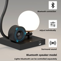 Lampe de table moderne et minimaliste créative pour l'ambiance de la maison, affichage de la température et de l'heure, pour chambre à coucher, bureau, chevet, décorative, Ra95, à brancher, OEM