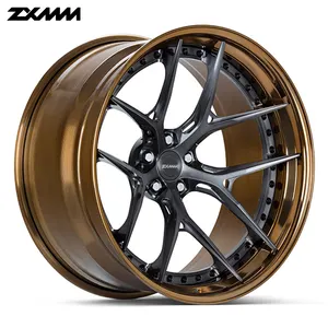 ZXMM Forged Carbon Fiber Wheel 5x114.3 5x110 15 16 18 19 20 21 22 23 24 26 Inch Rims For BMW Rolls-Royce Mercedes Rims