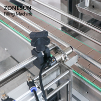 Zonnesun — nettoyant pour Sauce moteur de 50-500ML, nettoyeur de verre, Piston, pâte d'ail miel, bouteille quantitatif automatique, Servo, Machine de remplissage