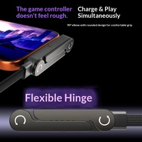 Câble de charge rapide Type-C 240W avec une longueur de 2 m, design tressé double C, support pliable pour le transfert de données des téléphones mobiles