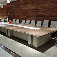 Vente en gros de bureau de luxe avec des sièges bureau de conférence mobilier modulaire bureau salle de réunion mobilier de bureau commercial