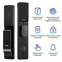 Outil de porte intelligent avec empreinte digitale et mot de passe électronique, doté de fonctions antivol, pour usage domestique