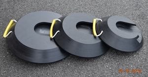 अनुकूलित 500*500 मिमी राउंड स्क्वायर नॉन-स्लिप uhmwpe प्लास्टिक स्टेबलाइजर पैड क्रेन को बाहर ट्रिगर पैड प्लास्टिक शीट - Product Image 2