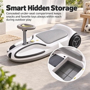 Trottinette électrique pour enfants 24V 180W, <span class=keywords><strong>hoverboard</strong></span> auto-équilibré avec poignée, pneus de 6,5 pouces, kart pour enfants, amusement en plein air - Product Image 4