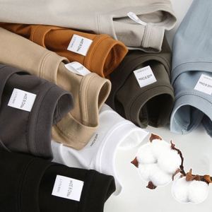 Design High Quality Oversized Men's Drop Shoulder T-Shirts 250g Heavy Cotton Custom Logo 100% Cotton High Street Style - Product Image 5