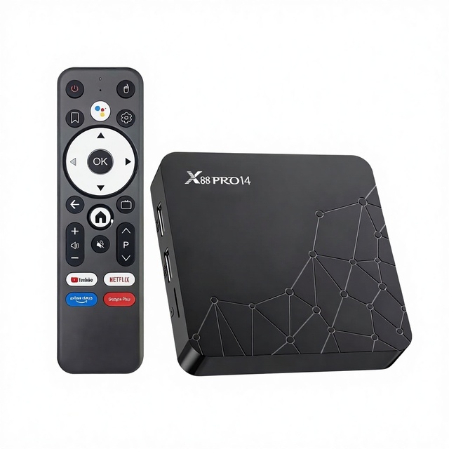 Android TV Box 14.0 RK3518mini 2GB RAM 16GB ROM Dual-WiFi 2.4G/5GHz WiFi6 BT5.0 USB3.0 Ethernet 10/100M LAN 8K 4K HDR10 HD Video