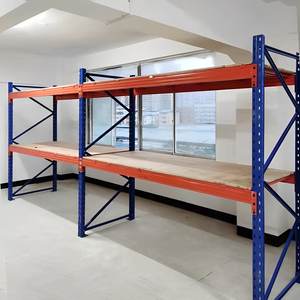 Support de palette en métal robuste de 6 mètres de haut Rayonnage en fer antirouille à 5 couches pour le stockage en entrepôt pour garages - Product Image 1