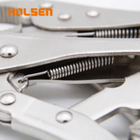 Pince à bec long professionnel multifonctionnelle Holsen 7" 9" en acier allié à mâchoires droites pour assemblage DIY